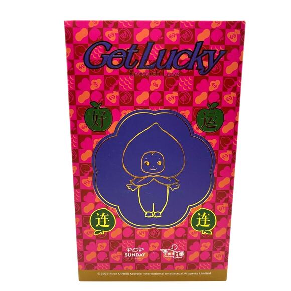 RARE Pop Sunday "Lucky Cat" Kewpie Doll, Get Lucky Kewpish Love, Open Box - Picture 7 of 7